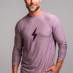 SuperSoft BOLT Long Sleeve Shirt - Cranberry