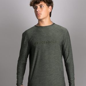 SuperSoft BRUCE BOLT Long Sleeve Shirt - Olive Green