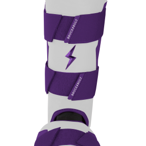 BRUCE BOLT Chrome Series Leg Guard - PURPLE